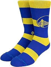 [Stance] NBA Prep Golden State Warriors Socks (Size 9-12), royal, 43-47