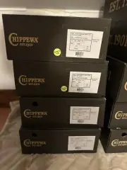 Chippewa 8" Waterproof Insulated Steel Toe Men's Logger Boot, 11 US - Brown