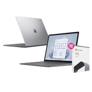 【Microsoft 微軟】Office 2021★15吋i7輕薄觸控筆電(Surface Laptop5/i7-1255U/16G/512G/W11-白金)