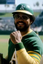 Outfielder Reggie Jackson Oakland Athletics smiles for the camera- 1974 Photo