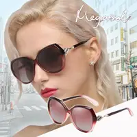 在飛比找momo購物網優惠-【MEGASOL】UV400偏光太陽眼鏡(時尚風行氣質歐系墨