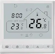Smart Thermostat 5+2 Programmable 3A Water Heating Thermostat DIY Install LCD Display Smart Temperature Controller Digital Thermostat for Office/Home