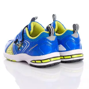 瞬足Syunsoku 日本機能童鞋 輕量定型運動鞋 球鞋 布鞋8701-BK藍(中小童段)15cm 16cm-零碼出清