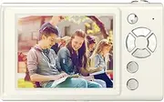H12 CCD Digital Camera 48 megapixels 2.8 inch IPS HD Screen 1080P 16x P and Video Games Multifunctional Support cardl Photography White