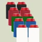 10x Beer Can Coolers Sleeves DIY Sublimation Sleeves Drinks Cooler Sleeves