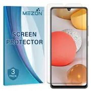 [3 Pack] Samsung Galaxy A42 5G Ultra Clear Screen Protector Film by MEZON – Case Friendly, Shock Absorption (A42 5G, Clear)