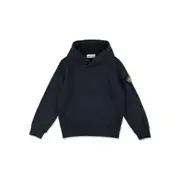 [Stone Island] Stone Island Compass-badge Hoodie 8 A BLACK