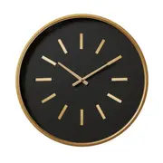 [James Lane] Fletcher Wall Clock Black - 60cm x 6cm
