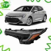 For 2023 2024 Toyota Corolla SE XSE Headlight Headlamp Black LED Driver Side (for: Toyota)