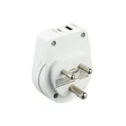 Jackson Outbound Travel Adaptor India and more, including 1xUSB-A + 1xUSB-C