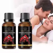 (PACK OF 2) Men's Natural Enlarger Oil Stay Hard Growth Faster Enhancement 30 ML