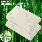 Memory Foam Contour Pillow Bed Fabric Neck Shoulder Support Pillows Adjustable