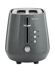 [De'Longhi] Eclettica 2 Slice Toaster (CTY2003.G) in Graceful Grey