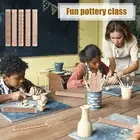 Embossed Rolling Pin Slab Roller Texturing Wooden Rolling Pin Cake Dough Roller