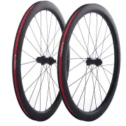 [EU Direct] CSC 700C T800 Full Carbon Fiber Cyclocross Bike Wheelset Road Disc Brake 6 Bolt Center Lock Straight Pull 38