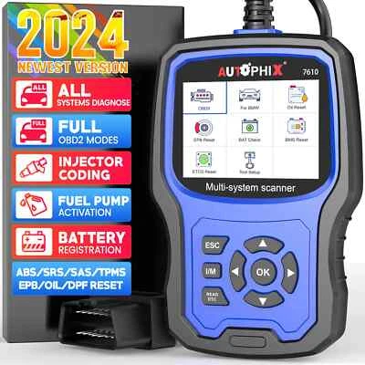OBD2 Automotive Scanner All System Code Reader OBD2 Car Diagnostic Tools