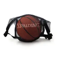 在飛比找樂天市場購物網優惠-SPALDING 斯伯丁單顆裝網袋深藍(配件 球袋 籃球 足