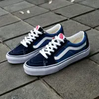 在飛比找蝦皮購物優惠-原創 Vans Sk8 Low Classic 海軍白