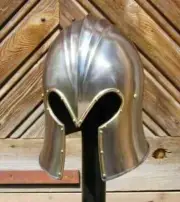 Halloween knight steel Medieval Steel Fantasy Barbuda Helmet