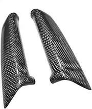 Car Interior Door Handel Armrest Panel Cover Trim Styling, for Porsche, 911 992 2019 2020 2021 2022 2023 2024 Auto Inner Door Pull Handle(Black Glossy Carbon)