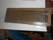 12 X4 FLOOR REGISTERS BY GRANGER AJUSTABLE FLOW