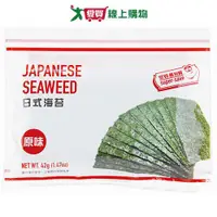 在飛比找蝦皮商城優惠-愛買嚴選日式對切海苔42g【愛買】