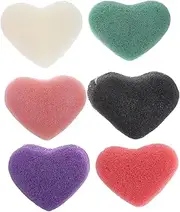 Beatifufu Face Cleaning Sponge Set 6pcs Exfoliating Facial Sponges for Gentle Cleansing and Skin Refinement