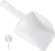 Vaguelly 1 Set Ice Scoop with Hook Holder for Retrieval for Freezer Use for Home Hotel Restaurant Drink Preparation