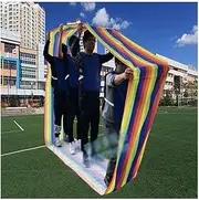 Team Building Game Running mat, Field Day Team Collaboration Game Playing Run mats, Waterproof wear-Resistant Oxford Cloth (Size : Kids-8M/26FT)