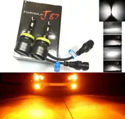 LED Kit G8 100W H8 Amber Light Two Bulbs Light DRL Daytime Cornering Angel Eye
