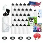 21 oz Minimalist Sports Water Bottles - 36 Pack with Custom Design Option