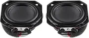 PMGMZPGPMA 2PCS 1.75 Inch Portable Audio Speaker 4Ohm 5W Stereo Full Range Neodymium Loudspeaker DIY for Home Theater Amp Square Bookshelf Stereo