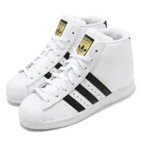 在飛比找Yahoo奇摩購物中心優惠-adidas 休閒鞋 Superstar 復古 高筒 女鞋 