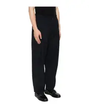 Elastic waist casual pants 46,48 Black