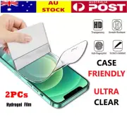 HYDROGEL Screen Protector For iPhone 16 15 14 13 12 11 Pro Max XR Plus