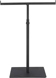 MTSDM Handbag Display Stand, Countertop Adjustable T-Shaped Handbag Purse Display Stand with Adjustable Hooks Rack, Creative Jewelry Tower Necklaces Organizer for Tabletop Showcase Necklaces Handbag