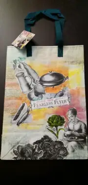 NEW Fearless Flyer Trader Joe’s Tote Reusable Bag Grocery Shopping Bag