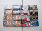 Lot 16 New Sealed High Bias Type II Cassette Tapes Sony CD UX Pro TDK SA Maxell