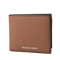 在飛比找蝦皮商城優惠-MICHAEL KORS 男款 燙印LOGO防刮零錢袋短夾-