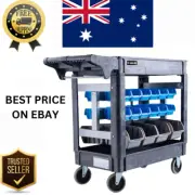 Baumr-AG Parts Bin Trolley Service Utility Cart Storage Mobile Tool Workshop