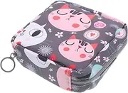 IWOWHERO Outdoor Sanitary Napkin Storage Bag Portable Period Pouch for Women Convenient Nursing Pad Container Multi Purpose Travel Bag for Coins Cards and Items