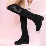 High Rise Boots For Women Over The Knee In Autumn And Winter New Elastic Boots