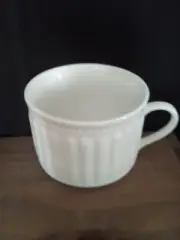 White Oneida coffee cup