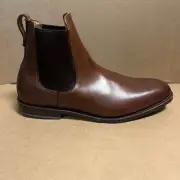 New Allen Edmonds Chili Liverpool Leather Chelsea Boots Mens Size 10.5 E Wide