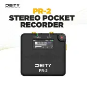 Deity PR-2 Stereo Pocket Audio Recorder Interview Recording Lavalier Microphone