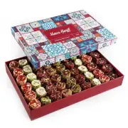 Sultan Mixed Turkish Delight 1000gr 35.2oz. from Haci Serif Best Turkish Delight