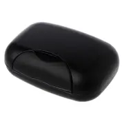 Portable Plastic Soap Box with Lid Bathroom Soap for Case Dish Plate Home Shower Travel Hiking Holder Container for Cam white