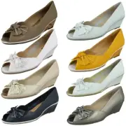 Ladies Van-Dal Florida II Peep Toe Wedges