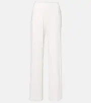 [Leset] Leset Pointelle cotton wide-leg pants AU 14 white