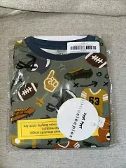 Little Sleepies Touchdown Time 2 Piece Long Sleeve Pajama Set 12-18 Months